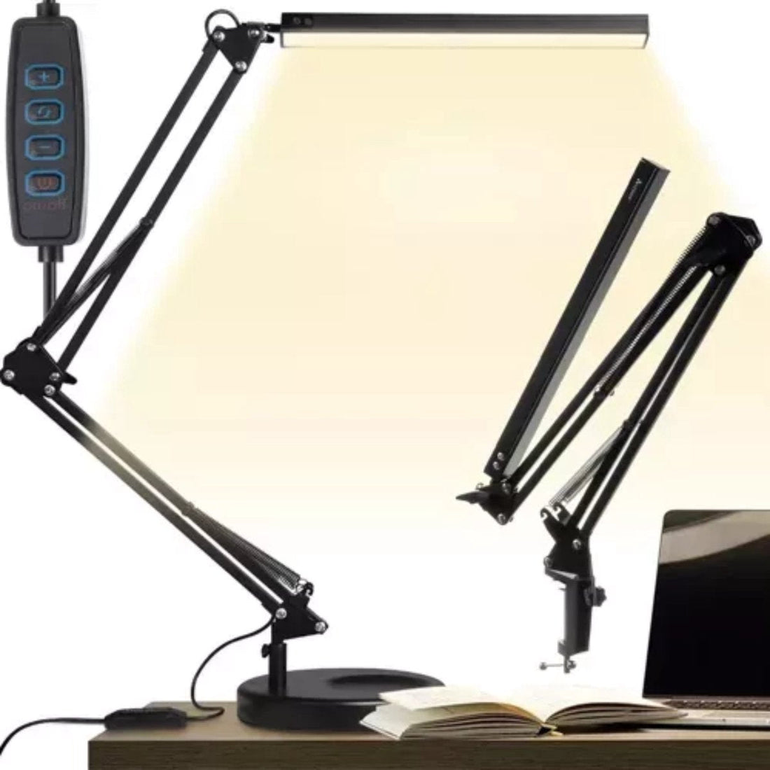 Lampe de bureau USB 2-en-1 Izoxis - Flexible et réglable