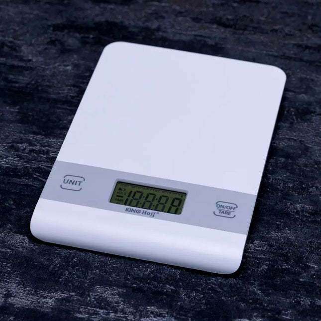 Kinghoff KH-1824 Digitale Keukenweegschaal – Tot 5 kg – Zilver