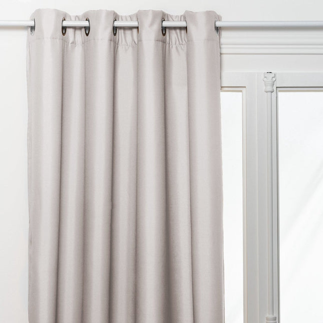 Atmosphera isolerend gordijn beige – kant-en-klaar met 8 oogjes, 140 x 260 cm