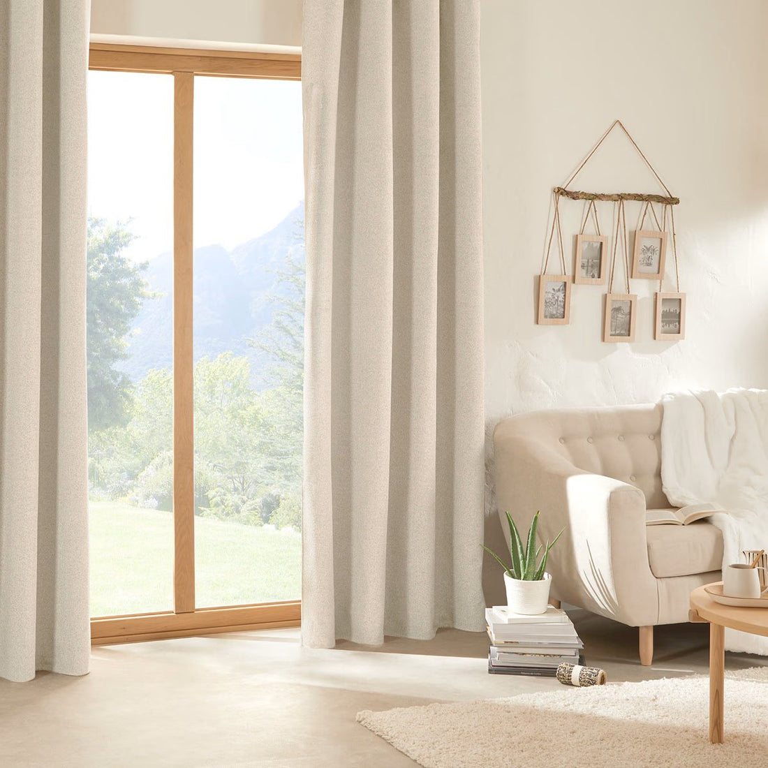 Atmosphera Soana verduisterend en isolerend gordijn 140 x 260 cm – beige