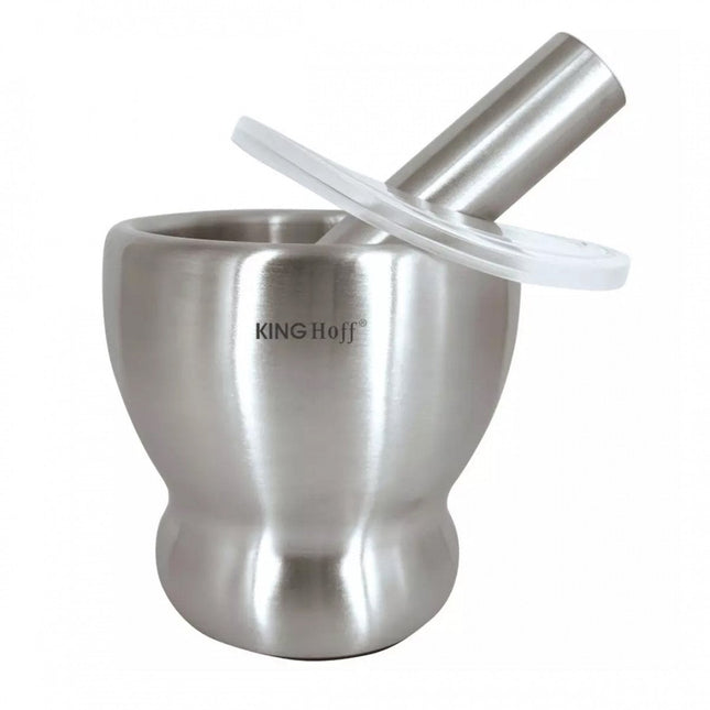 STEEL MORTAR WITH LID KINGHOFF KH-1661