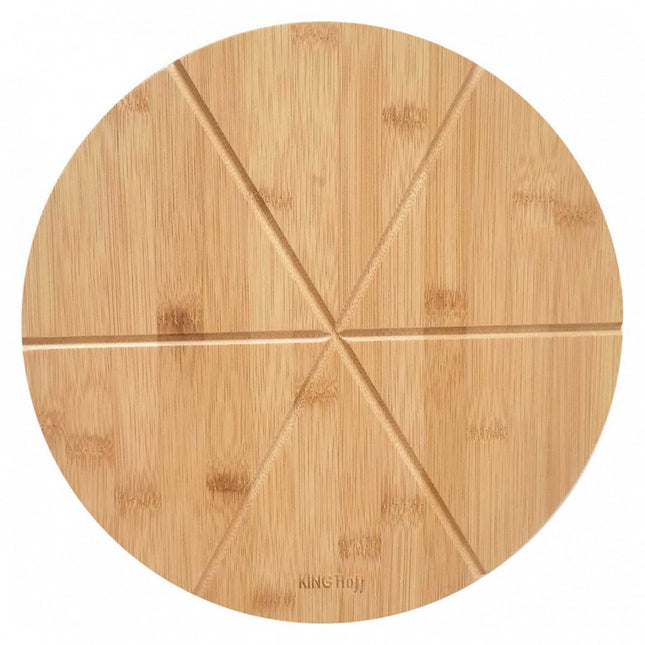 PIZZASCHAAL HOUTEN PLANK 35 CM KINGHOFF KH-1565