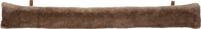 Atmosphera tochtstopper Grizzly van faux bont – bruin, 12 x 90 cm