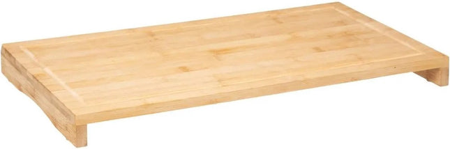 Grote snijplank rechthoek 52 x 28 cm van bamboe hout - Serveerplank - Broodplank