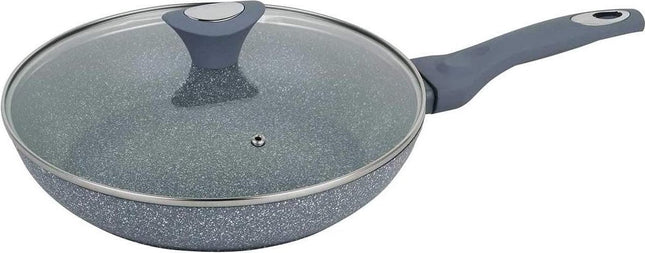 Klausberg 7317 - poêle avec couvercle - Ø26 cm - Revêtement en marbre - Tous feux dont induction