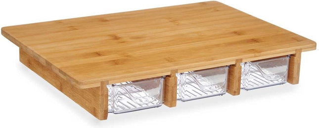3-compartment tray - Bamboo