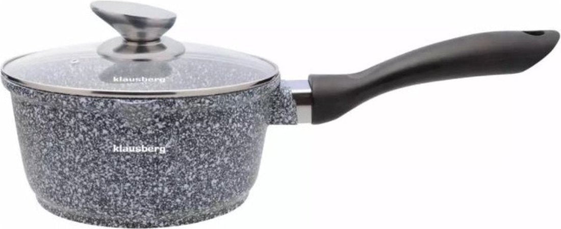 Klausberg 7527 - Steelpan - 16 cm - 1,3 L - marmeren coating
