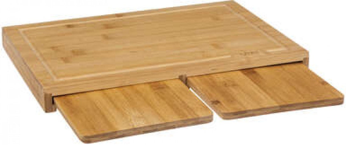 5Five - Planche à découper - 3 pcs - Bambou - Gain de place - 3 en 1