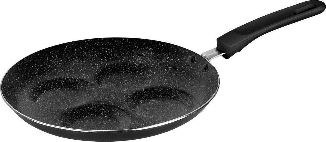 Kinghoff eierpan 24 cm met marmeren antiaanbaklaag – 4 eieren tegelijk