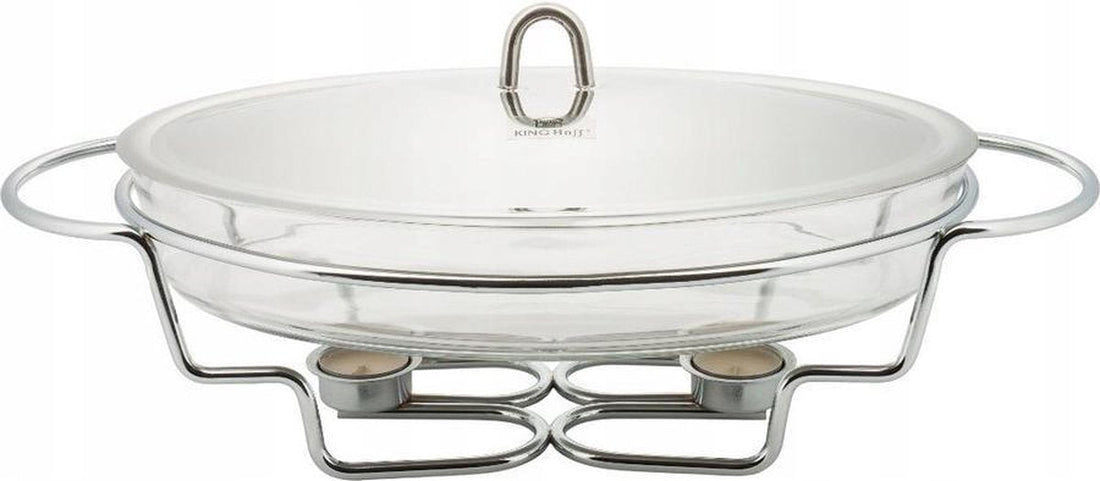 Kinghoff 1411- Warmhoudschaal - Rechaud - rond - 3. 2 liter