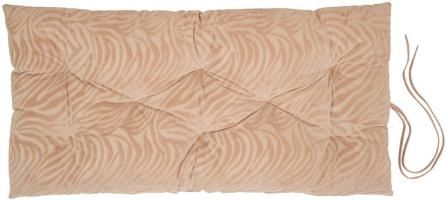 Atmosphera Tigris vloermatras van fluweel – beige, 60 x 120 x 8 cm