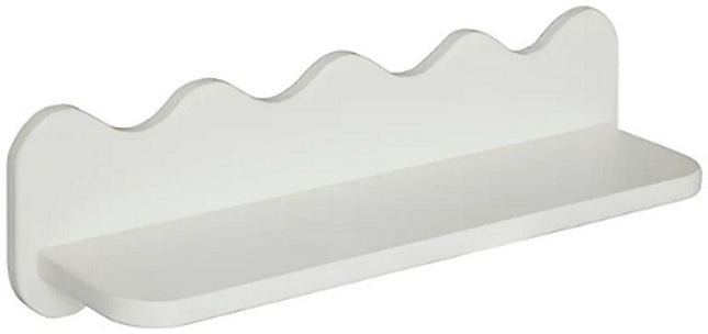 Étagère murale ondulée Atmosphera Salina - 53 x 15 x 15 cm - Blanc