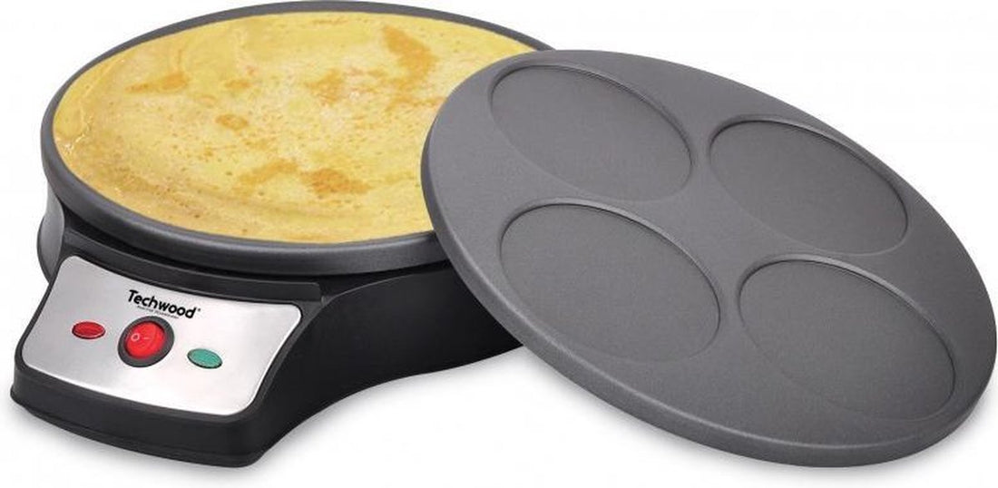 Techwood TCP217 - Crêpière - Appareil à crêpes - 2-en-1 - 1000 Watt