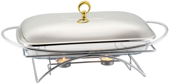 Klausberg 7921 - Food warmer - glass - 3 liters - stainless steel stand