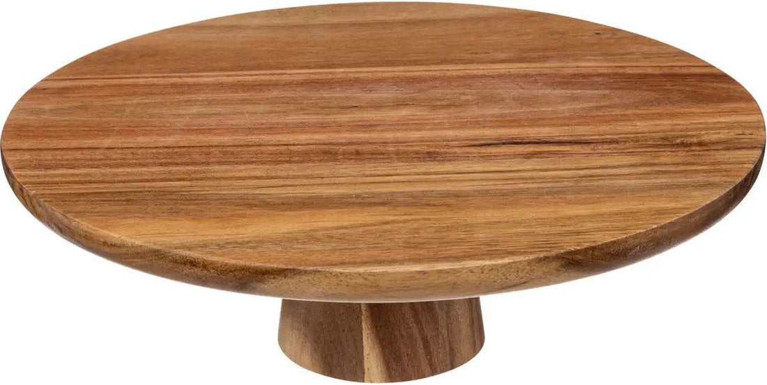 Plateau de présentation Atmosphera - Acacia - D28 cm - Beige - Planche à servir