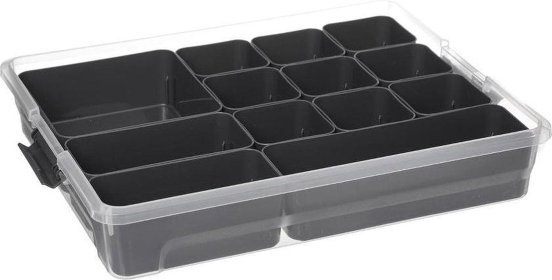 5Five Storage box 4.8 litres with 13 removable compartments