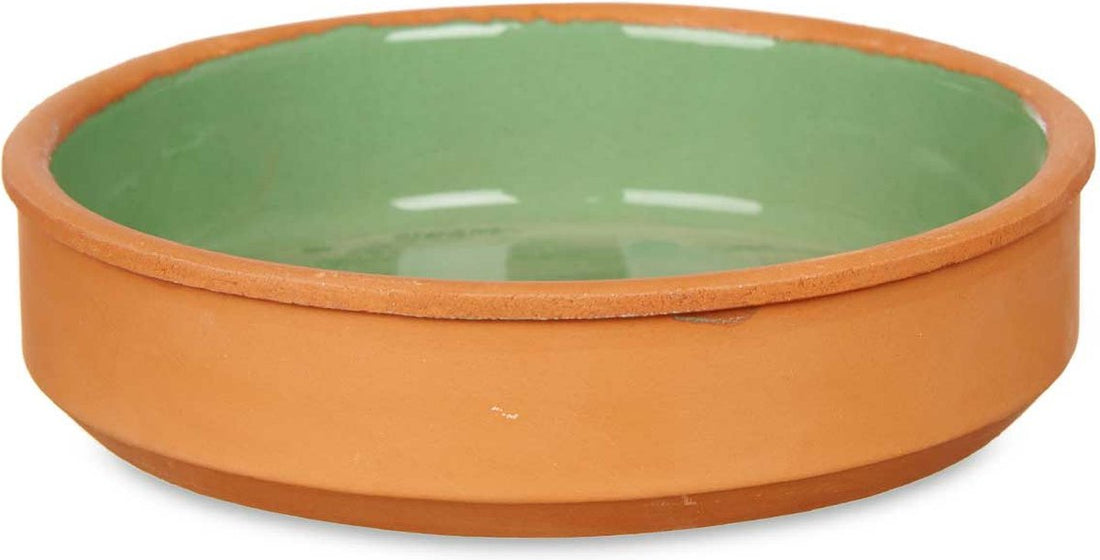 La Dehesa - Set 4x tapas/creme brulee schaaltjes terracotta/groen 16cm