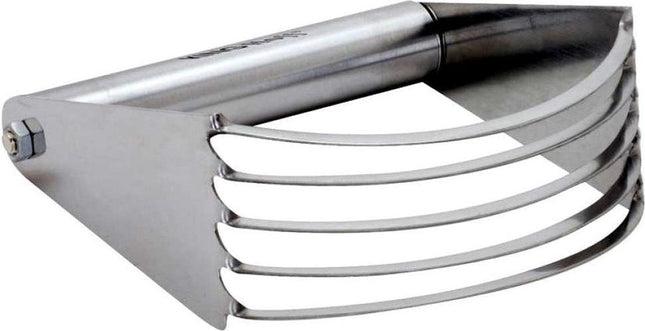 Kinghoff KH3378 - Manual Stainless Steel Kitchen Chopper - 5 Sharp Blades - Ideal for Making Dough, Chopping Butter and More