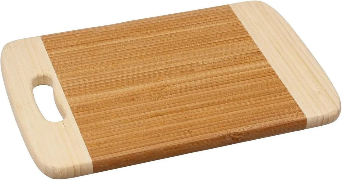 Secret de Gourmet snijplank met handvat van bamboe hout – 30 x 20 cm