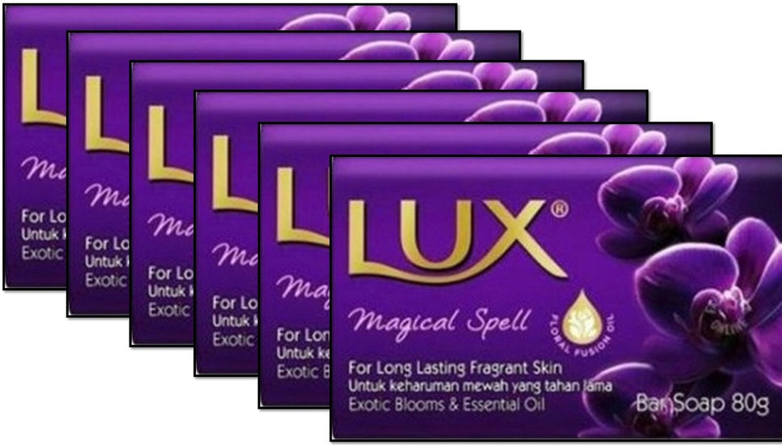 Lux zeep Magical Spell zwarte orchidee – voordeelverpakking, 6 stuks