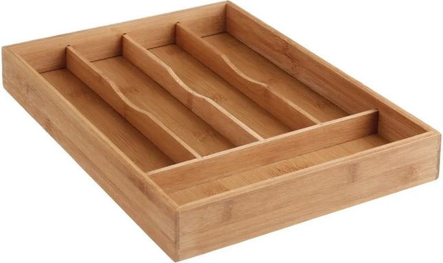 Secret de Gourmet bestekbak van bamboe, set van 2 – 5 vakken, 34 x 25 cm