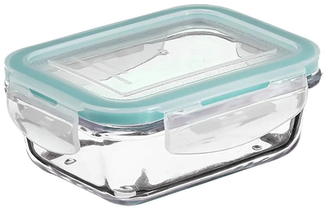 5Five glazen vershoudbakje met clips – luchtdicht, 800 ml, 18 x 12 x 6 cm