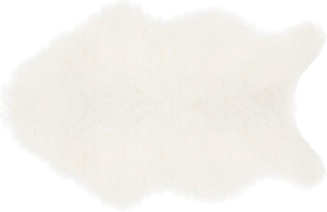 Atmosphera Kids Faux Fur Rug - 60 x 90 cm - White
