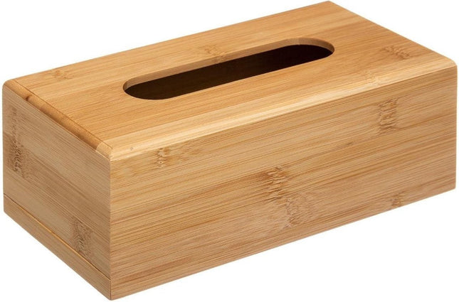 5Five tissuebox van bamboe – universele tissuedoos, lichtbruin