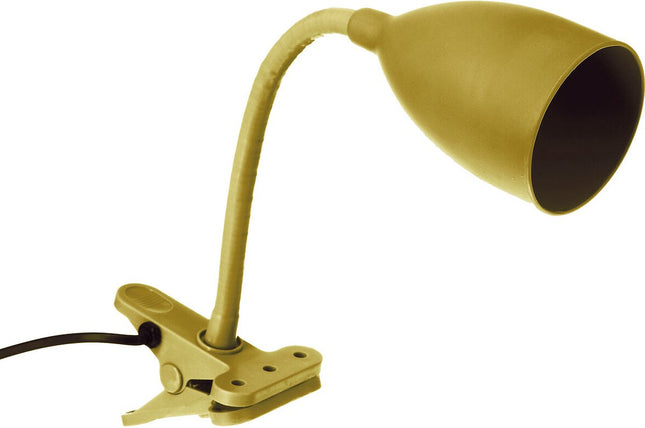 Atmosphera klemlamp voor bureau – Design Light Classic, okergeel, 43 cm