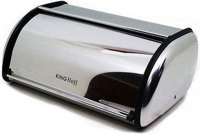 Kinghoff 3200 broodtrommel rvs – roestvrijstalen trommel, 36 x 24 x 15 cm