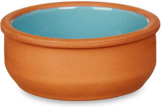 La Dehesa - Set of 6x tapas / crème brûlée dishes terracotta / blue 8 cm