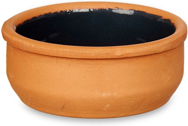La Dehesa - Set of 6 tapas / crème brûlée dishes terracotta / black 8 cm