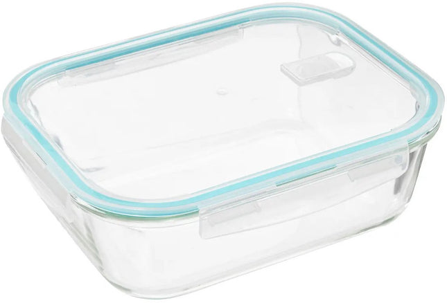 5Five glazen vershoudbakje met deksel – luchtdicht met clips, 2260 ml
