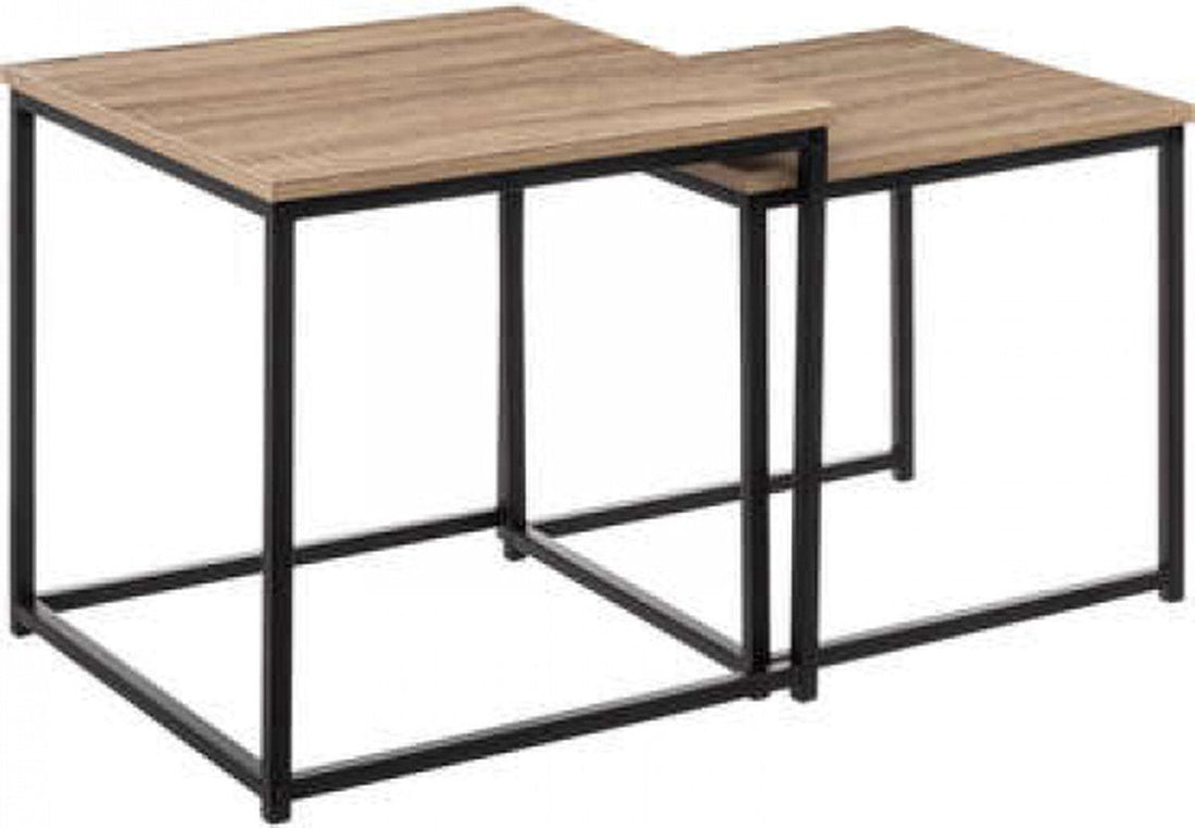 5Five Aliaj Bijzettafel set van 2 stuks - 45 x 45 x 45 cm - Beige