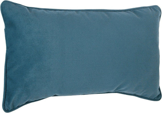 Atmosphera Bank / sierkussens huiskamer Sophia - 30 x 50 cm - Blauw - polyester - met rits