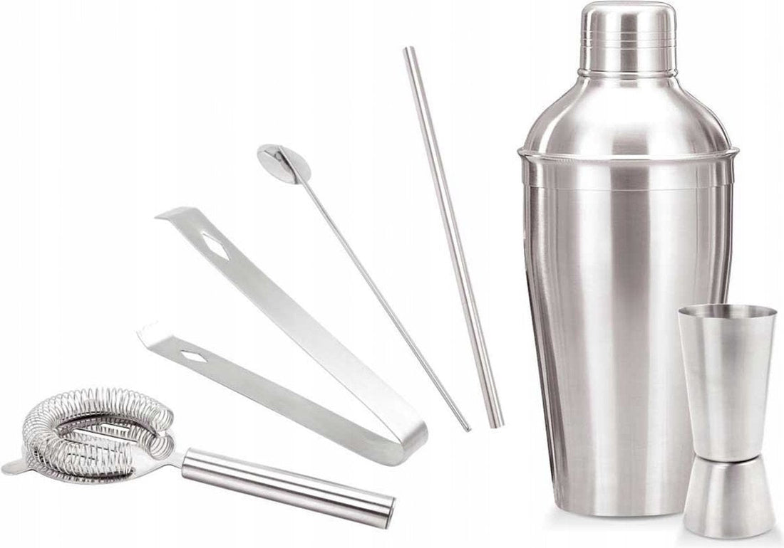 Kinghoff 1392 - Barkeeper-Set - Cocktail-Set - 6-teilig - Edelstahl