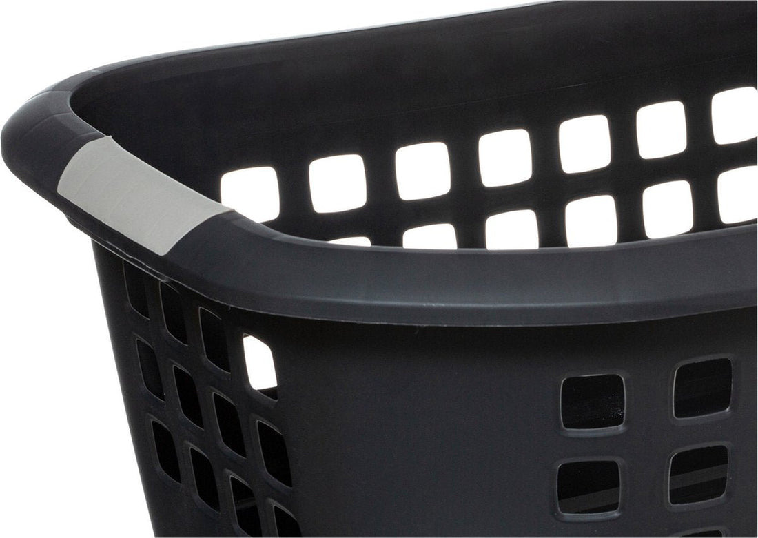 Panier à linge 5Five extra large - anthracite - plastique - 51 litres - 67 x 47 x 27 cm