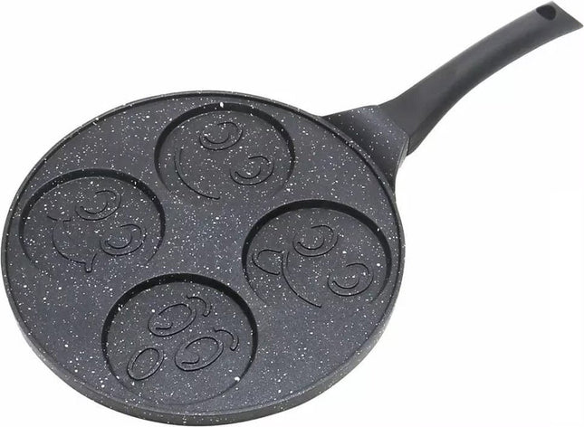 Kinghoff 1672 - Pannenkoekenpan - 26,5 cm - Gezichtjes