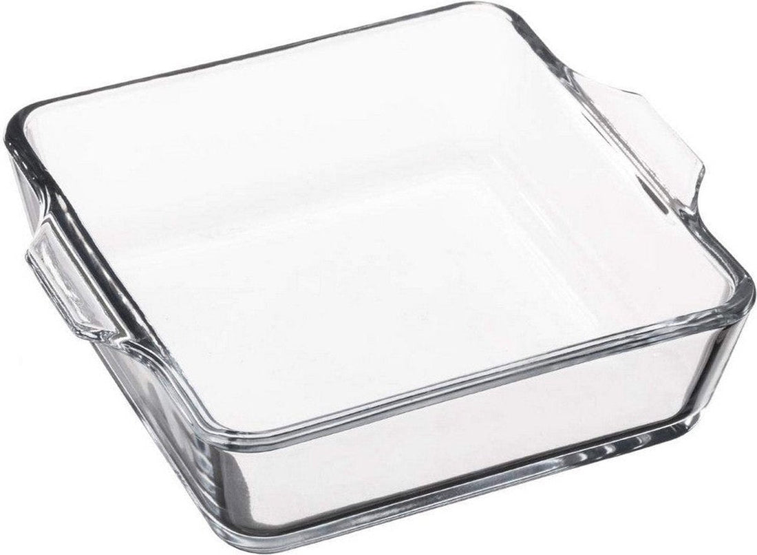 Secret de Gourmet serveerschaal van kristal – transparant, 15 x 15 cm