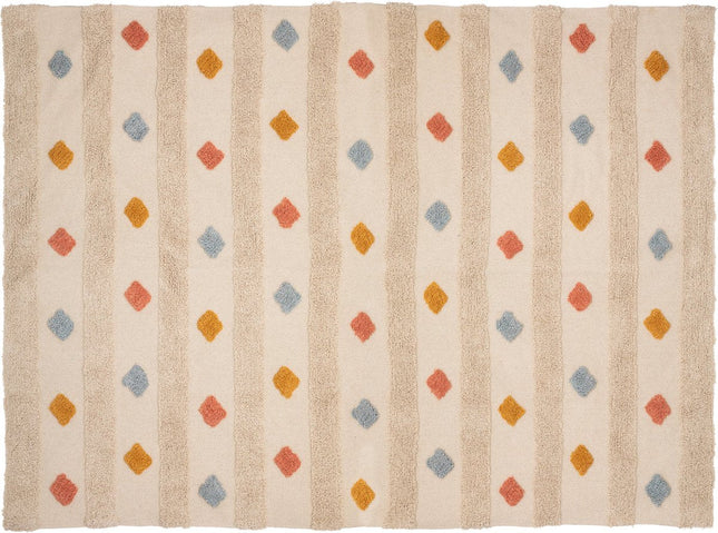 Atmosphera Kids vloerkleed Mariette voor de kinderkamer – katoen, 120 x 170 cm