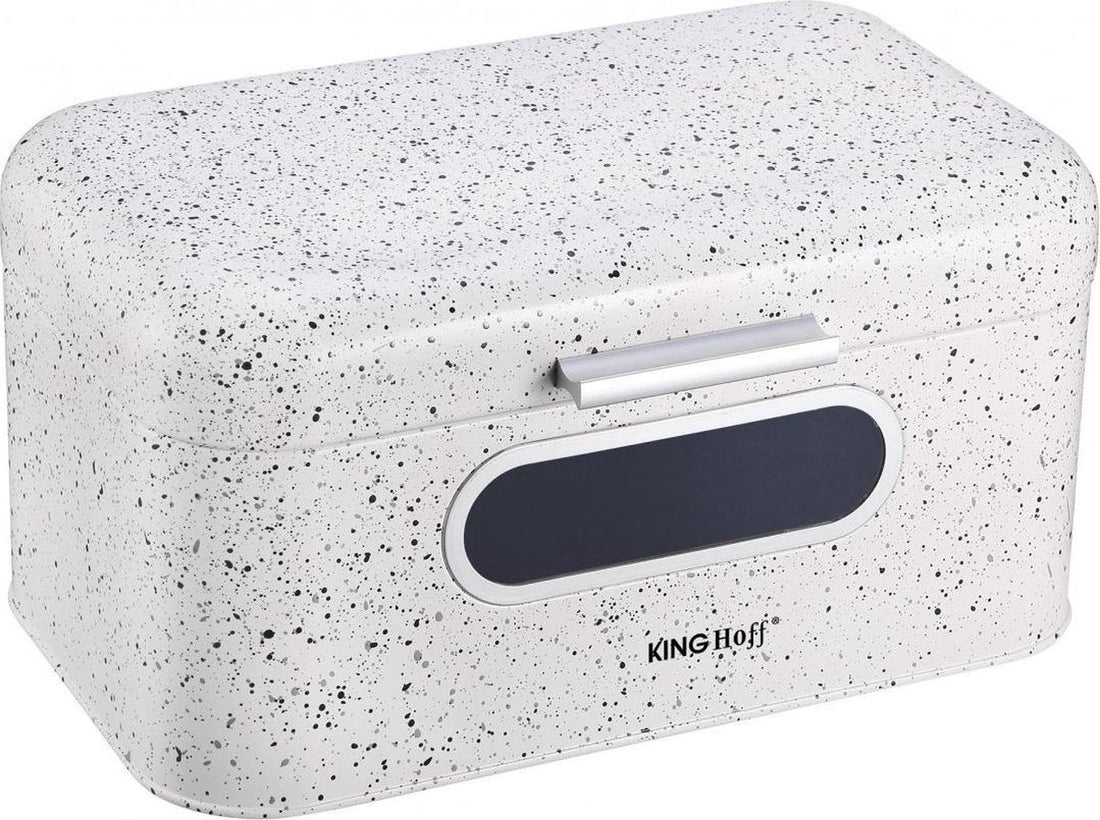 Kinghoff  1079 - Brotkasten - weiß - 30 x 19,5 x 15,8 cm