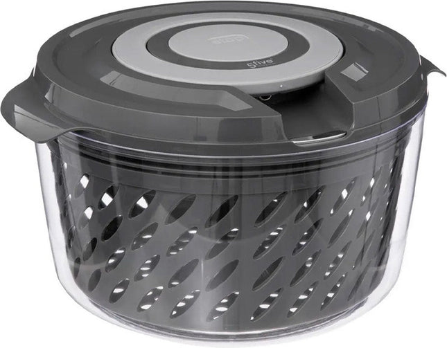 5Five Salad Spinner / lettuce spinner / salad dryer - 5.5 litre capacity - plastic - super deluxe model