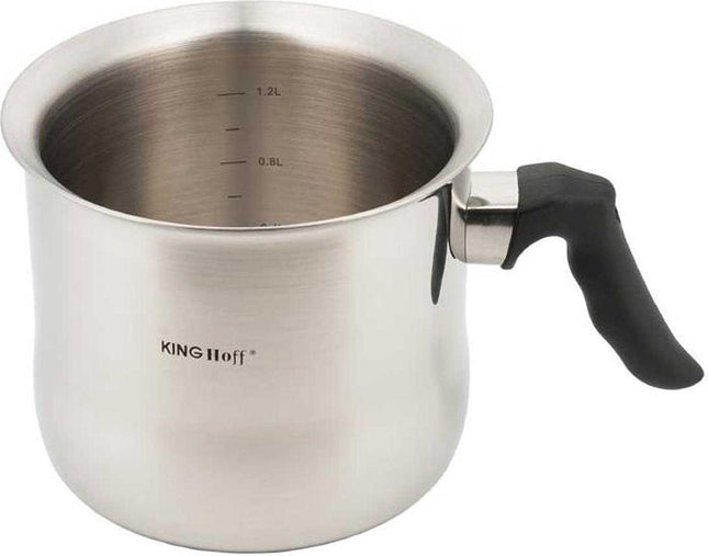 Kinghoff Milchtopf 1L - Edelstahl