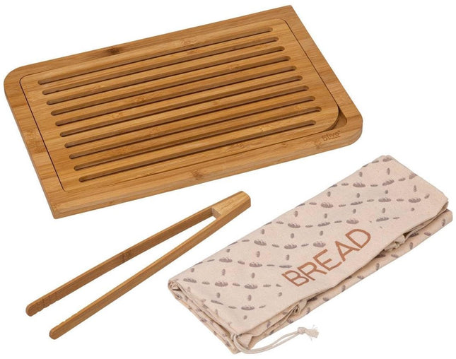 Planche à pain avec accessoires bambou 40 x 27 cm - 5 five simply smart