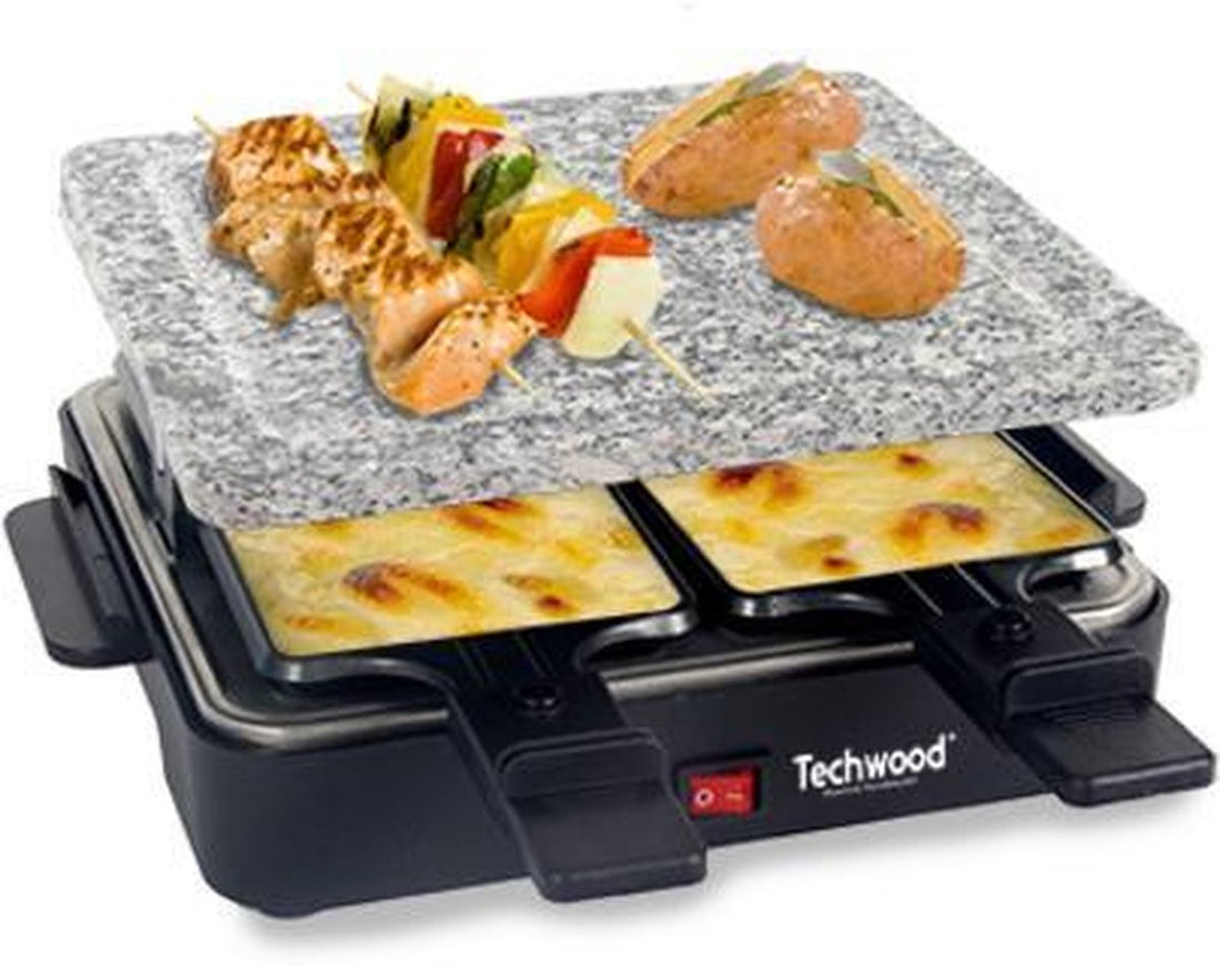 Appareil à raclette et pierrade Techwood TRA-47P 2-en-1