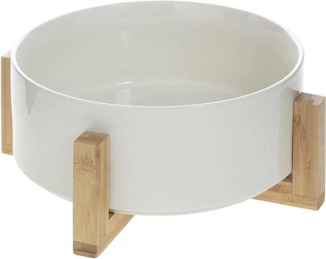 Serving platter - bamboo and earthenware