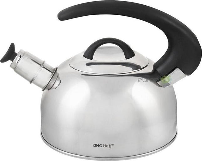 Kinghoff 3250 - Whistling kettle - Stainless steel - 2.3 liters