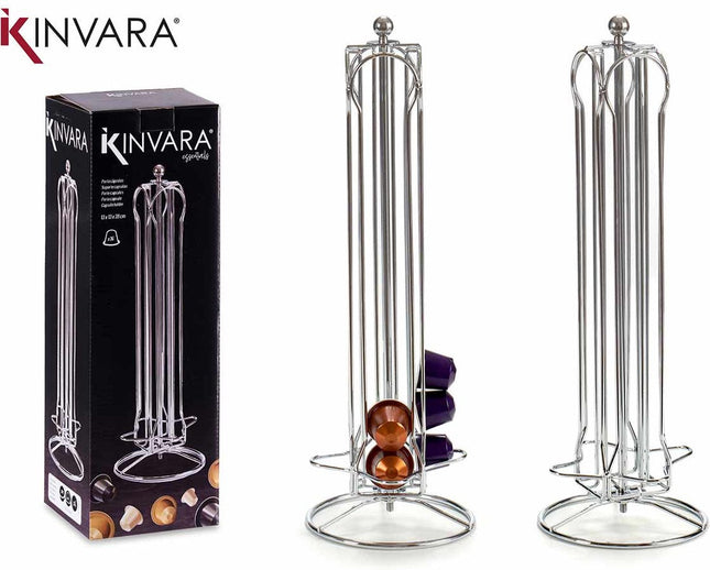 Support rotatif pour capsules de café Kinvara - Nespresso - Pivotant à 360° - Porte-capsules - 36 capsules