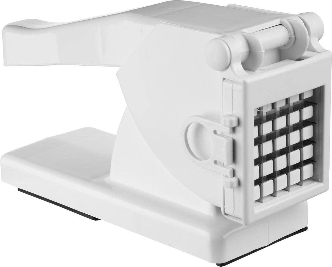 5Five French fry cutter - 27 cm - white - stainless steel / plastic - make fries / chips - potato cutter
