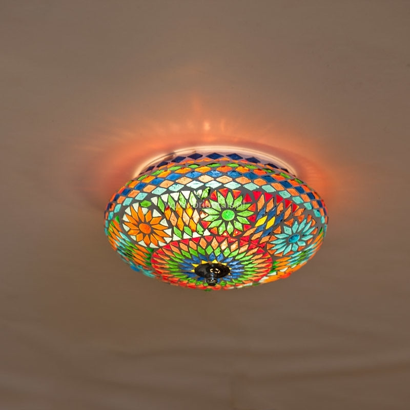 Orientalische Deckenlampe Mehrfarbig Ø25 - Deckenleuchte